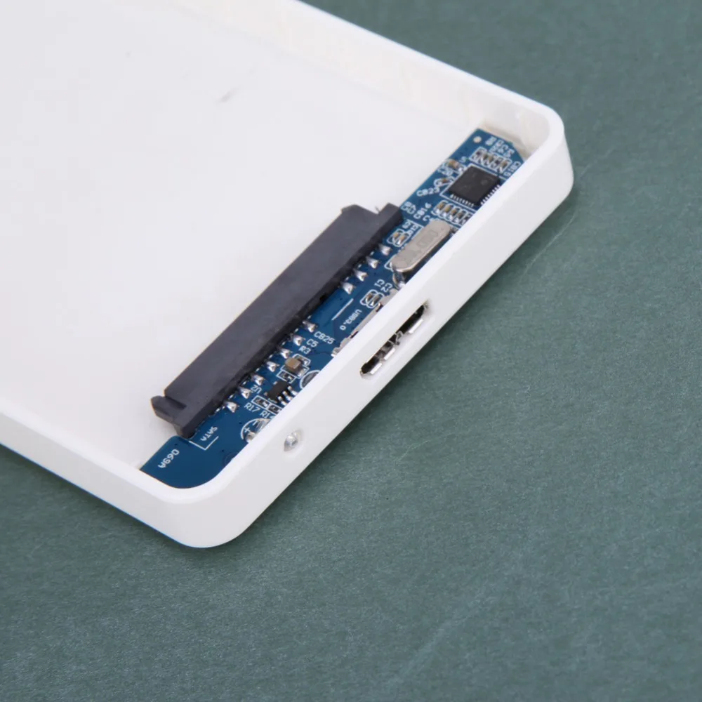 Белый 2.5 дюймов HDD SATA случае к USB 3.0 жесткий диск продается государства диска