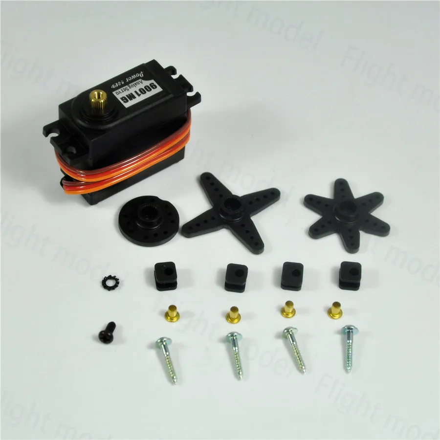 Стандартный металлический шаровой подшипник с зубчатой передачей, 1 шт., высокоскоростной Крутящий момент, сервопривод с металлической шестерней для моделей RC