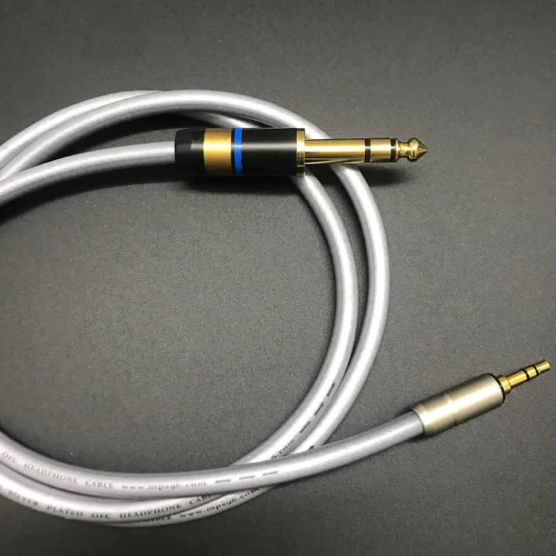 MPS X 22 6 35 3 5 HiFi 99.9997% OFC + посеребренный 24K позолоченный штекер мм папа для