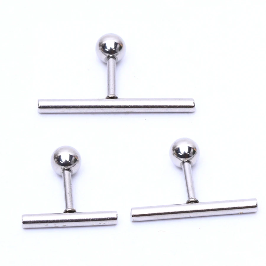 2 шт модные серьги 3 размера из нержавеющей стали линейные моделирования