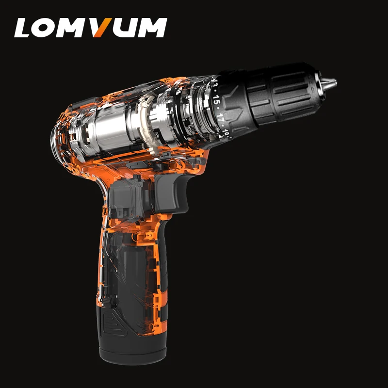 Lomvum Новый мини Мощность инструменты 12/16/24V двойной Скорость Электрический