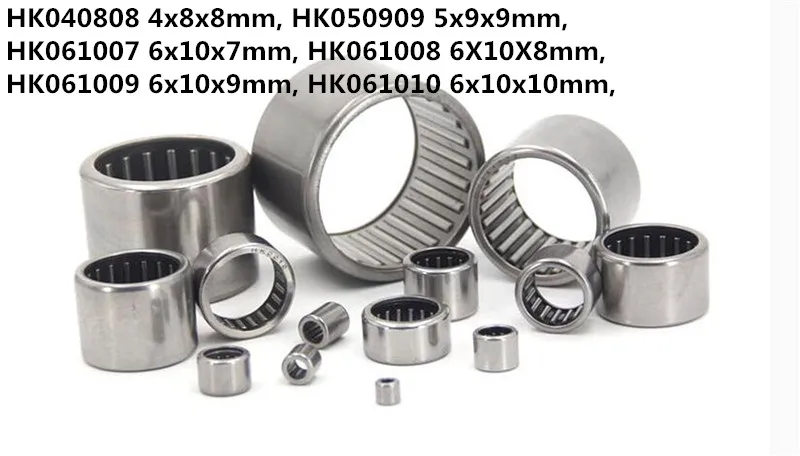 HK040808 HK061008 HK081210 HK101410 HK101412 HK121610 двусторонний игольчатый подшипник модельный