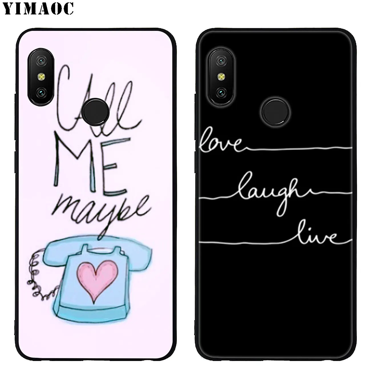Силиконовый чехол YIMAOC для Xiaomi Redmi K30 K20 Note 8 8T 7 5 6 Pro Mi|Бамперы| |