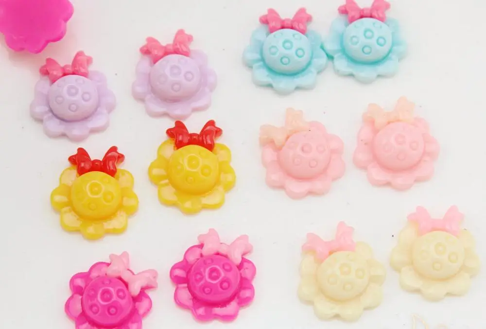 

set of 100pcs mixed colors 20x8mm cabochon kawaii resin hat for scrapbooking phone case diy hair accessories sz0968