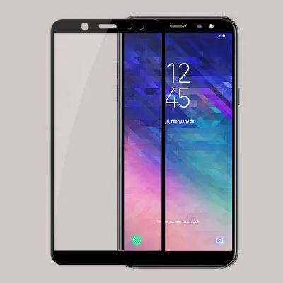 3D Tempered Glass For Samsung Galaxy A6 2018 Full Coverage Screen Protector Protective Film SM-A600FN A600FN | Мобильные телефоны и
