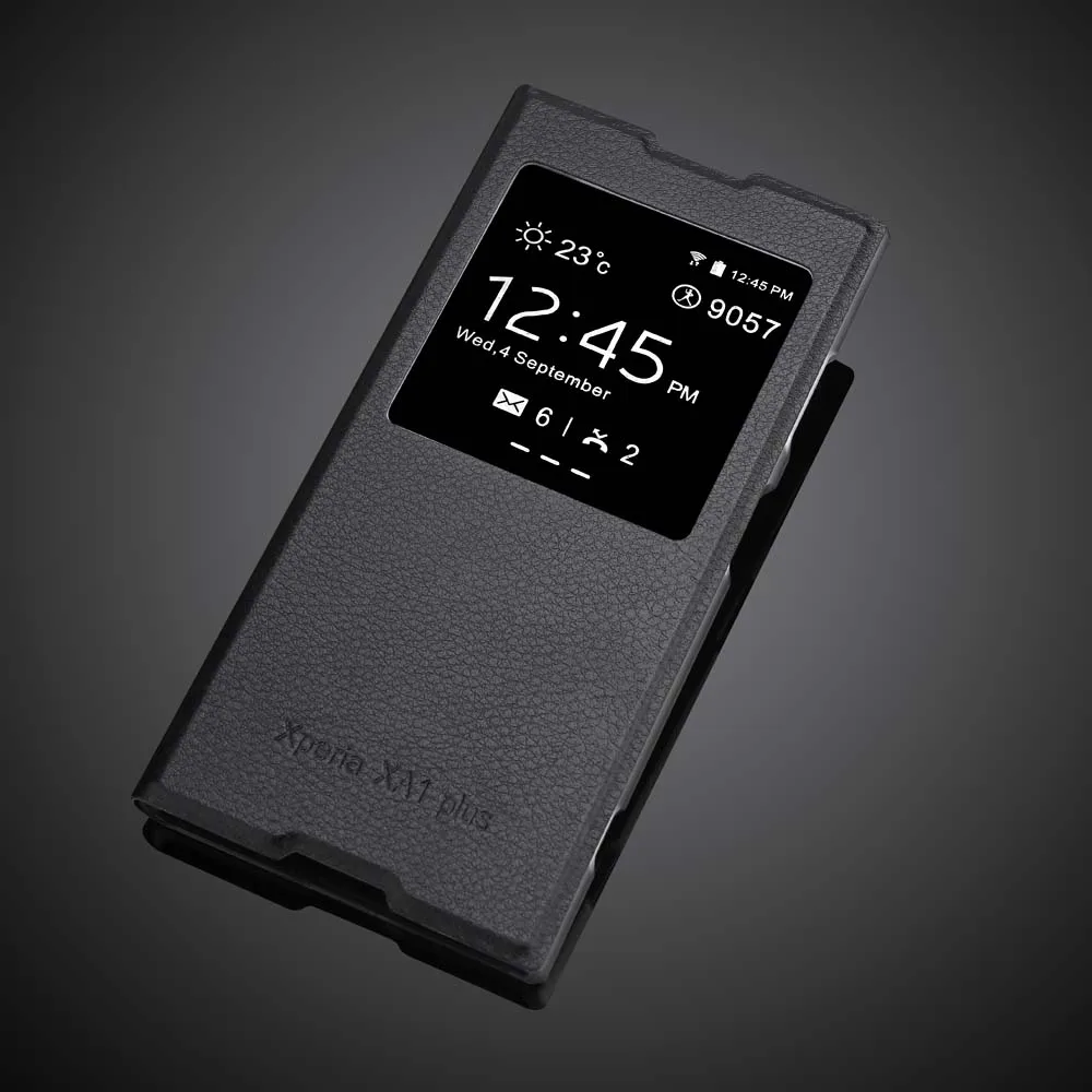 Флип-Чехлы из искусственной кожи для sony Xperia XA1Plus, чехол для телефона sony xa1 plus, роскошный защитный чехол для телефона