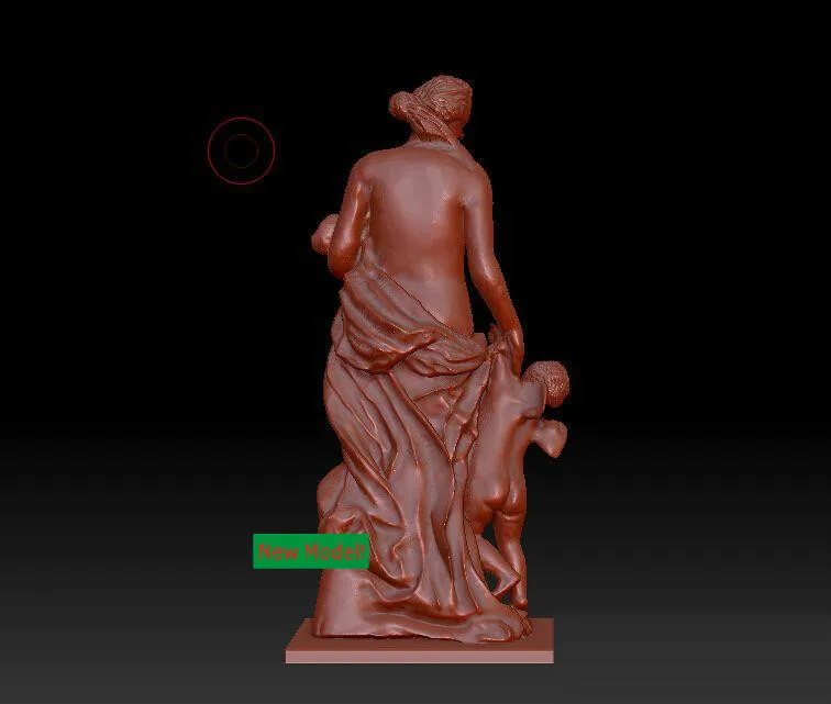 3D модель stl формат твердая вращения скульптура для cnc машины ANGEL LOVE|3d model stl|model stl3d