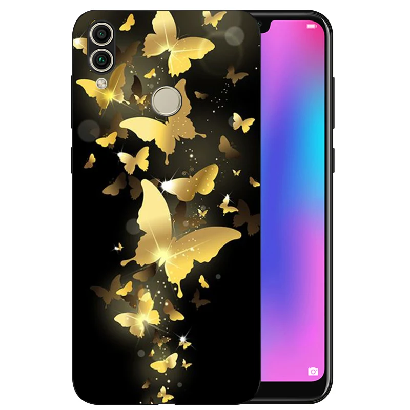 Чехлы для Honor 8C мягкий силиконовый чехол Huawei чехлы телефонов из ТПУ 8 C задние |
