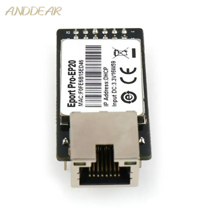 Сетевой порт E port Pro, сетевой порт для Linux, TTL последовательный Ethernet встроенный модуль DHCP 3,3 в TCP IP Telnet