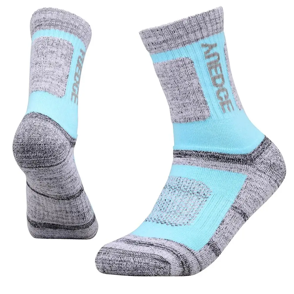 

3 pairs Cotton Absorbent Cushion Air Cushion Socks Outdoor Sports Hiking Climbing Rock Climbing Walking Socks Men And Women