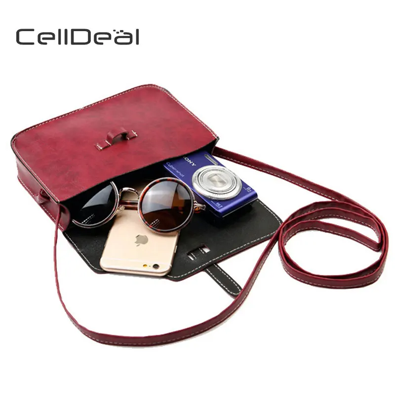 Celldeal новые модные женские туфли Crossbody Карамельный цвет Сумки на плечо милые