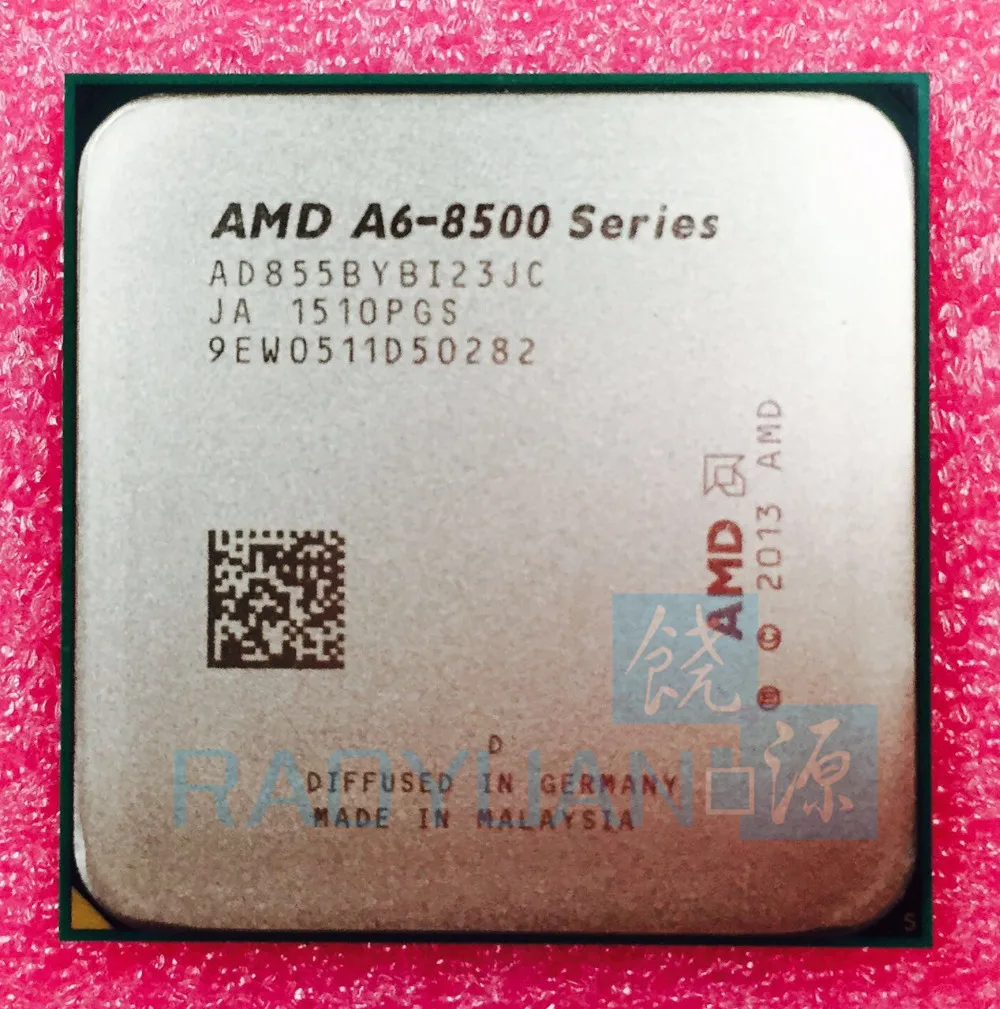 AMD A6 Series 8500 8550 8550B 3 7 ГГц 65 Вт Quad Core Процессор процессор AD855BYBI23JC гнездо FM2 +|cpu
