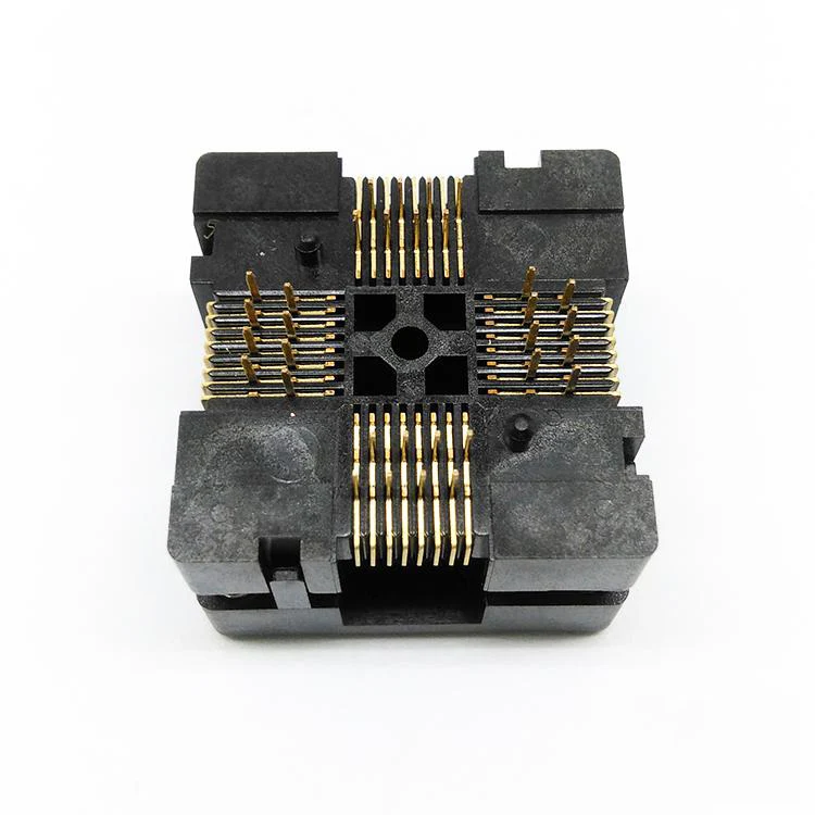 QFP32 LQFP32 TQFP32 IC51 0324 1498 запись в гнездо шаг 0 8 мм IC Размер корпуса 7x7 Открытый Топ