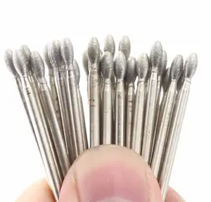 30 шт., алмазные Твердые биты с овальным наконечником, 3 мм, 18 дюйма