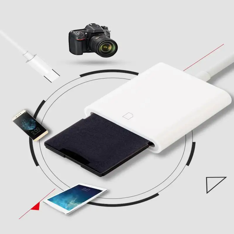 SD кардридер USB 3 1 Type C USB-C для SDXC адаптер считывателей Macbook сотовый телефон Samsung Huawei