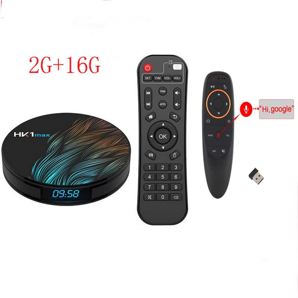 ТВ приставка HK1 MAX Android 9 0 2 4G/5G двойной Wi Fi четырехъядерный процессор RK3318 BT 4