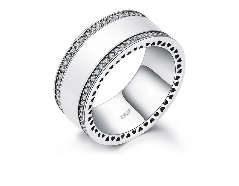 Jewelrypalace 925 пробы серебряные перламутровые сердце себе кольцо для женщин Мода украшения подарки Best друзей Лидер продаж