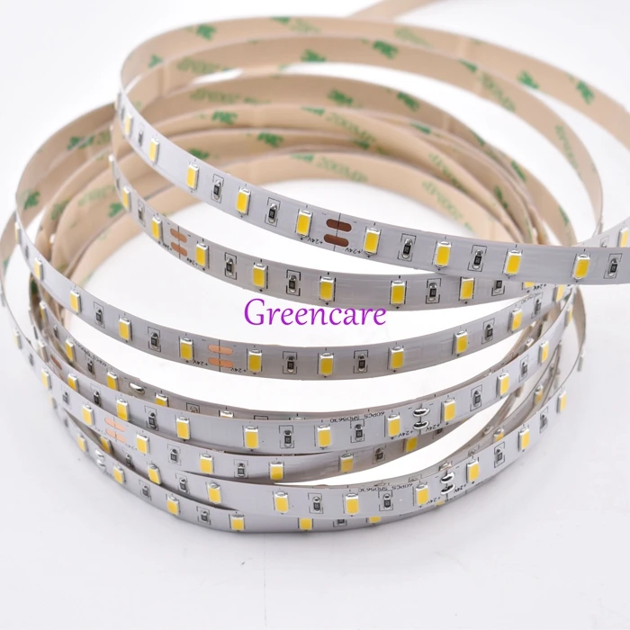 Epistar SMD 5630 Светодиодный гибкие полосы света 5 M DC12V 18 Вт/м 60 Светодиодный s/M 24 V ленты свет белый/теплый белый/Природа Белый