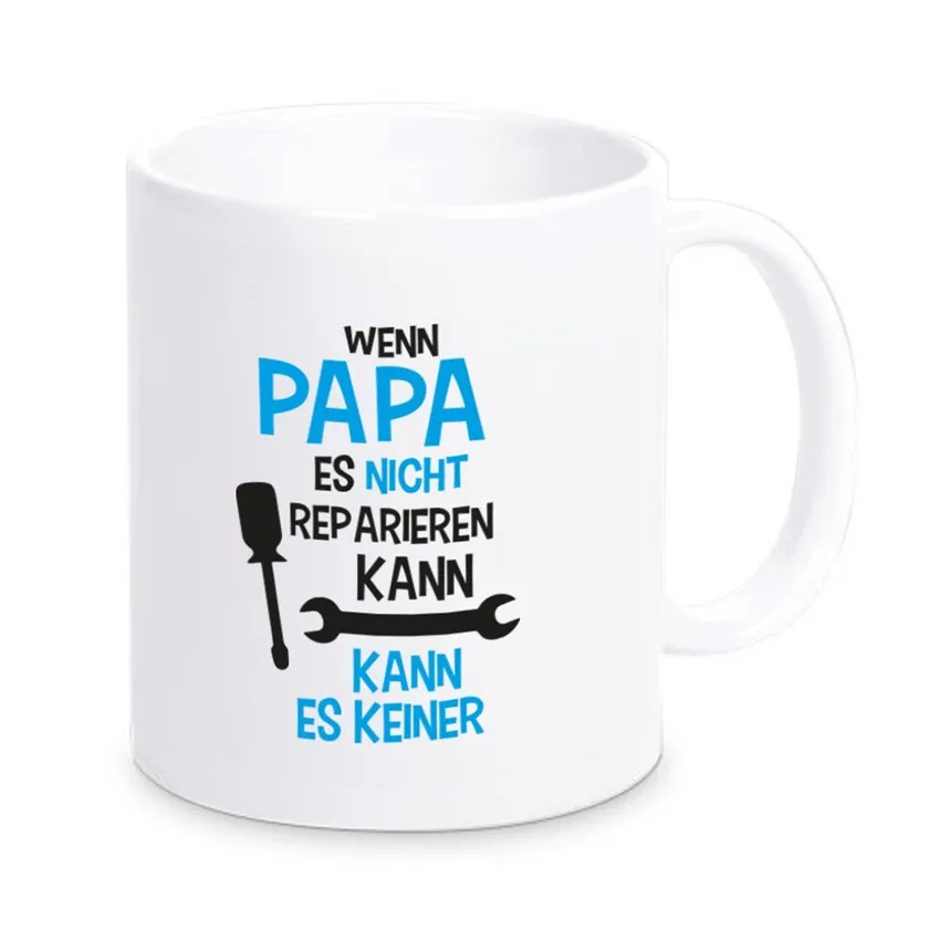 

Mug "If Dad Can't Fix It...", Coffee Mug, Gift Creative Tea Cup, Birthday, Christmas Ceramic Cup Father's Day G