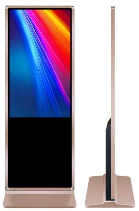 Напольный киоск 3 см ультра тонкий рекламный плеер 32 42 43 47 49 50 дюймов LCD сенсорный