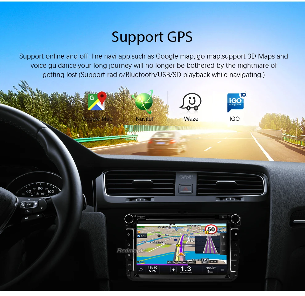 Android 8 1 автомобильный DVD gps стерео плеер аудио мультимедиа для VW/Skoda/Golf/Polo/seat AUX Rds