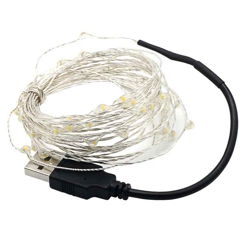 10 м 100LED USB медный провод струнный светильник s праздничный водонепроницаемый