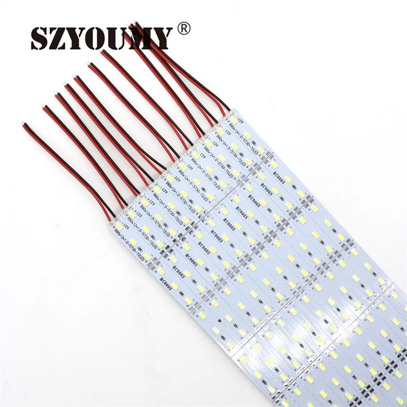 Оптовая продажа SZYOUMY! Светодиодная панель 12 В 5630 Жесткая жесткая полоса 72