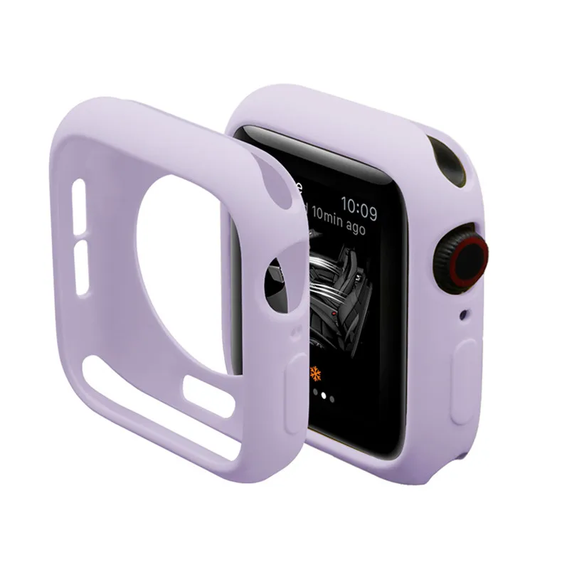 ТПУ чехол для apple watch band apple watch 5 4 3 Чехол 44 мм 40 мм 42 мм/38 мм iwatch Series 4 Устойчивый к царапинам защитный чехол