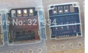 10 шт./лот держатель для Sim карты Разъем samsung Galaxy s4 mini i9195 i9190 i9198 s7568i S5310 S5312|connector