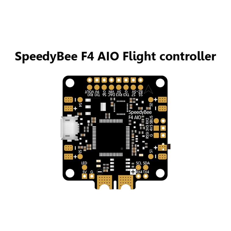 Фото SpeedyBee F4 AIO система управления полётом 2 0 STM32F405 OSD встроенным Bluetooth чип поддерживает SpeedyBee F4 AIO система управления полётом 2 0 STM32F405 OSD встроенным Bluetooth чип поддерживает
