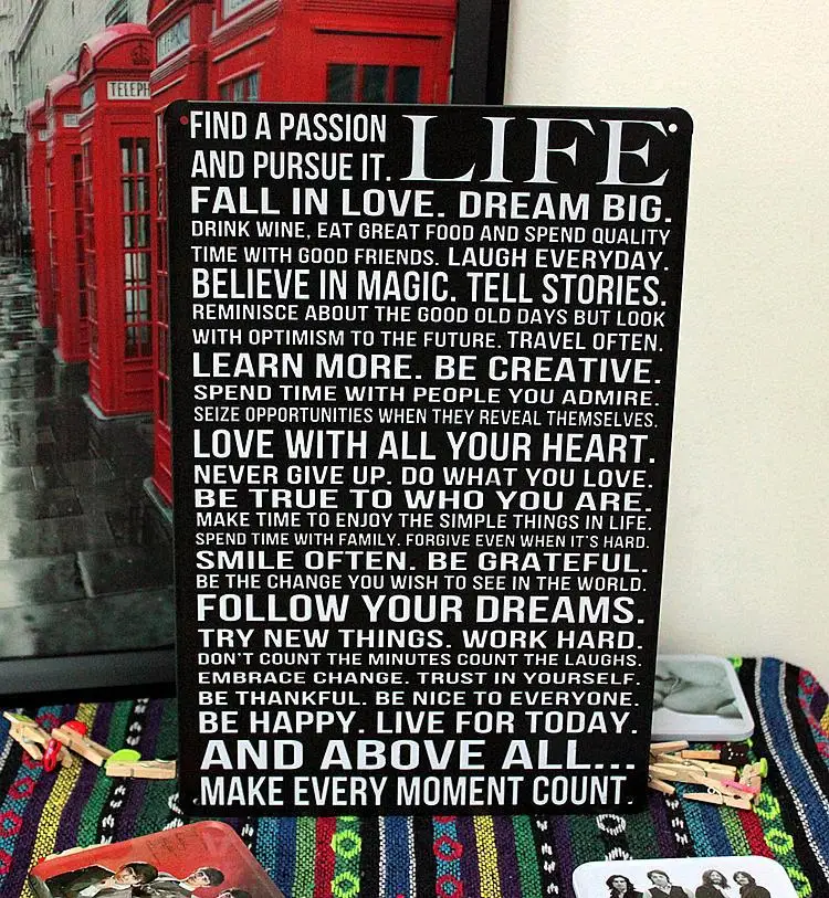 50 шт./лот металлический знак потертый шик винтажные оловянные знаки постер Ретро