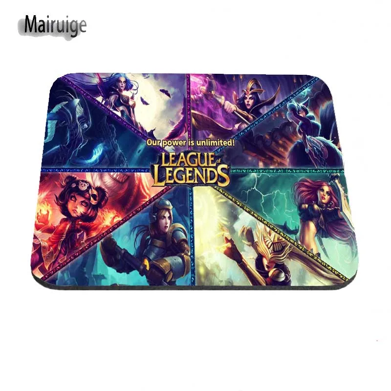 League of Legends Computer Gaming Mouse Pad Gamer Play Mats Customization Supported Decorate You Desk 18*22/25*20/29*25*2cm | Компьютеры и