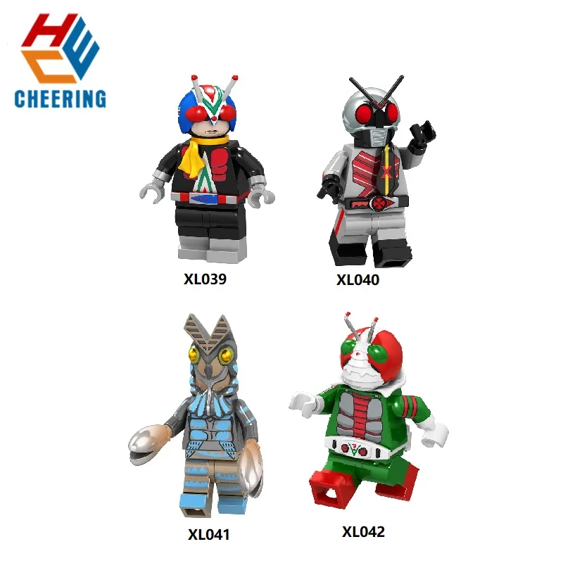 Одиночная строительные блоки Японский комикс серии Masker Rider X Riderman Kamen RiderV3 фигурки развивающий конструктор для детей игрушки XL042