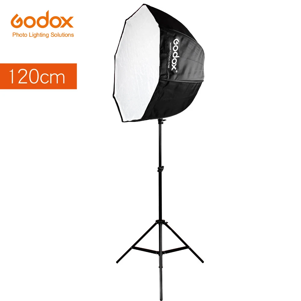Godox 120 см 47,2 дюйма переносной восьмиугольный зонт для софтбокса Brolly отражатель для студийной стробоскопической вспышки