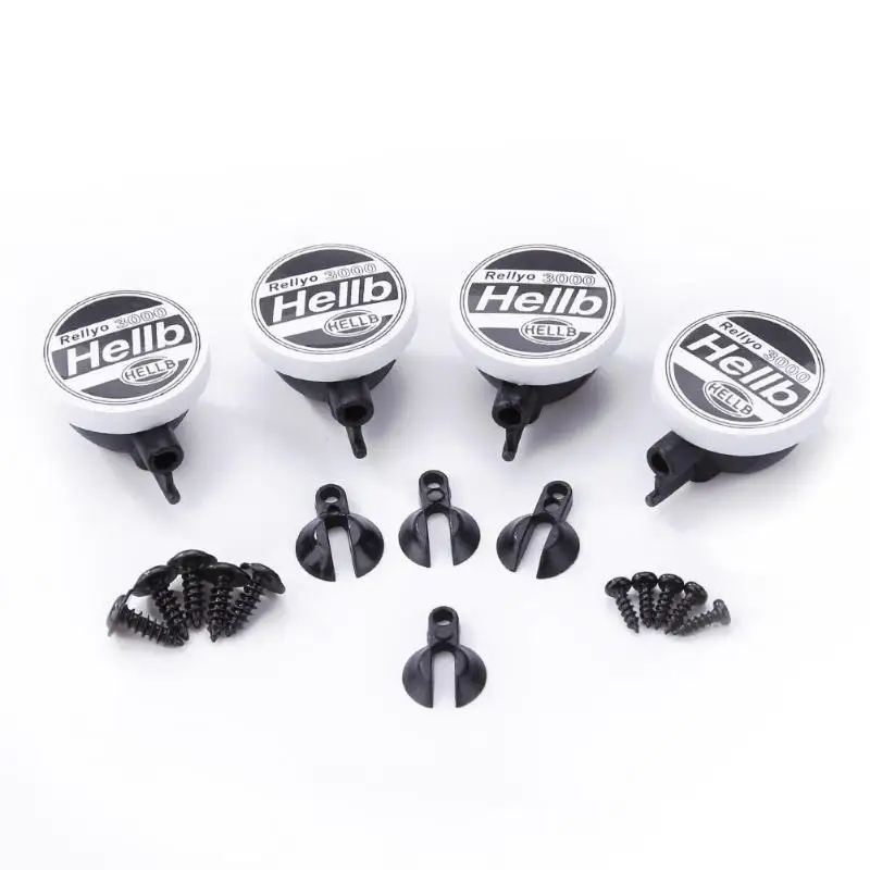 4pcs round white 4 шт. RC автомобильный светодиодный светильник абажур для 1:10 Tamiya HSP абажур для осевой SCX10 D90 радиорадиоуправляемая антигравитационная машина запчасти аксессуары - Цвет: 4pcs round white