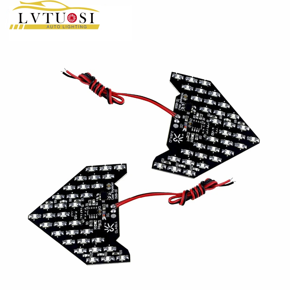 LVTUSI 2 шт. 33 SMD светодиодные панели со стрелками для автомобиля указатель поворота
