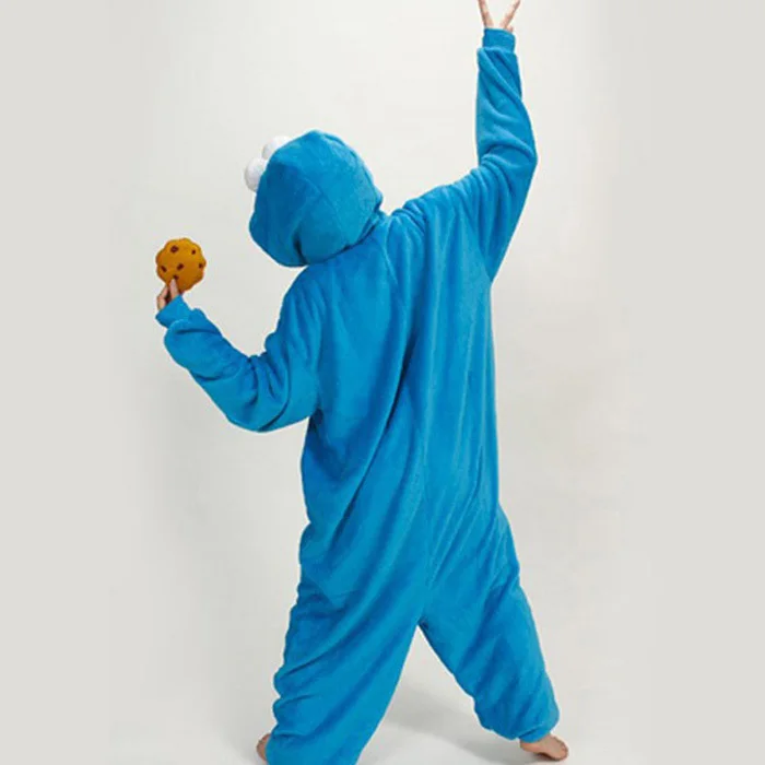 Новинка Пижама для взрослых с изображением печенья и монстра сна унисекс