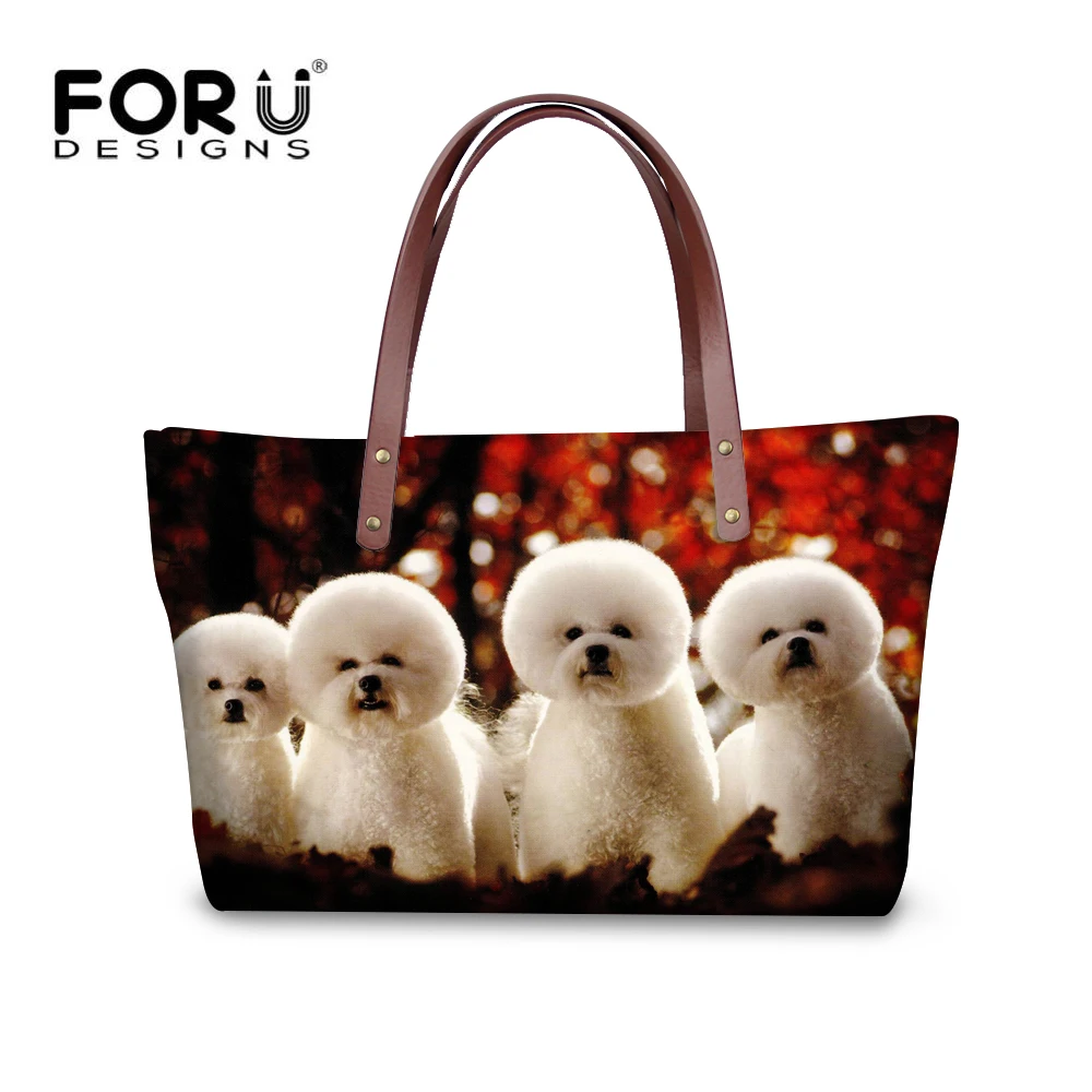 FORUDESIGNS женская сумка Akita для семьи щенков с бульдогом собакой кавайным котом