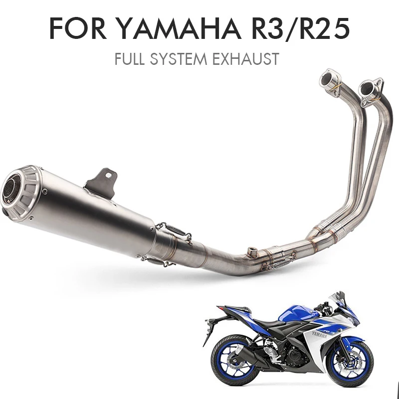 Мотоциклетные детали для Yamaha R25 R3 2015 2016 2017 2018|Выхлопные трубы и системы| |