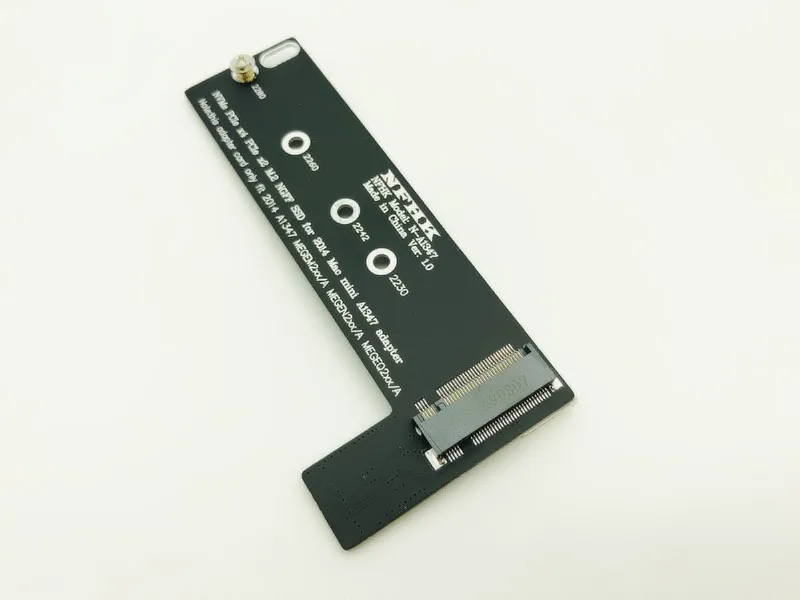 M ключ NVMe M2 SSD для применения Mac Mini 2014 A1347 MEGEN2 MEGEM2 MEGEQ2 адаптер Raiser PCI express NGFF 760P 600P Riser