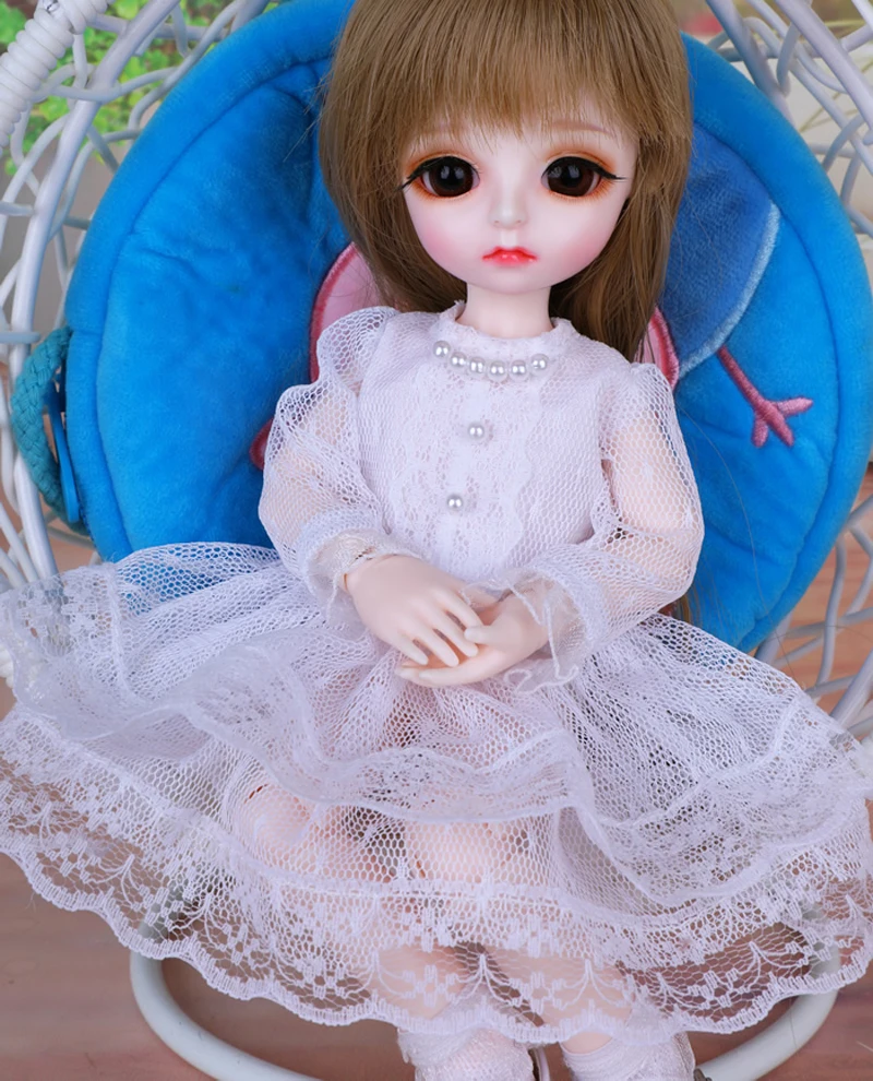 Новое поступление 1/3 1/4 1/6 1/8 BJD SD кукла одежда платье Кукла модное белое платье для игрушек BJD кукла аксессуары