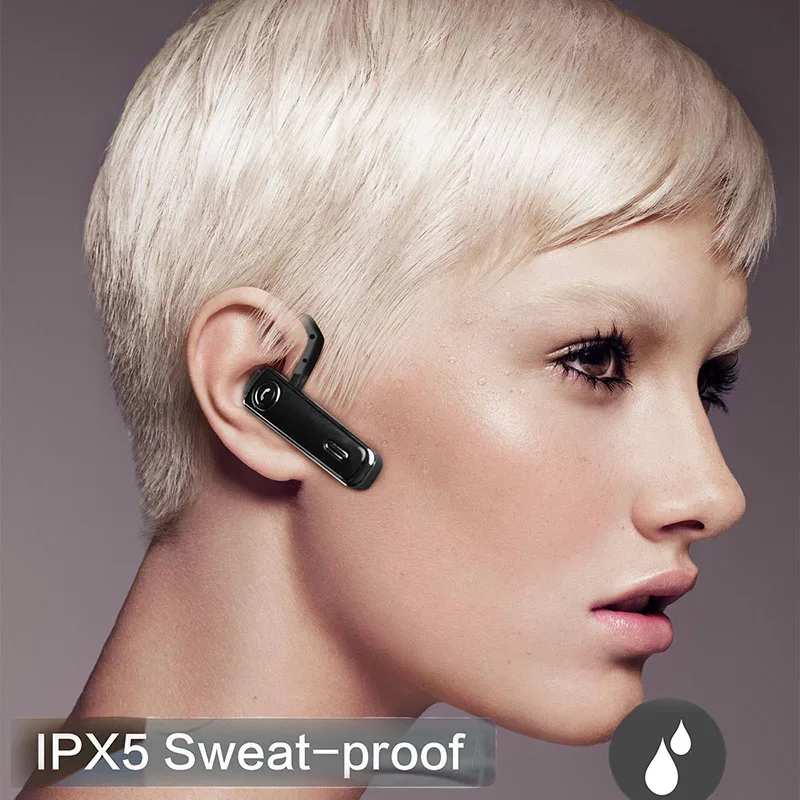 Bluetooth Earphone 20 Hrs Working V5.0 Headset Wireless Earbud Hands-free Stereo With Mic For Car Driving Phone Sport | Электроника