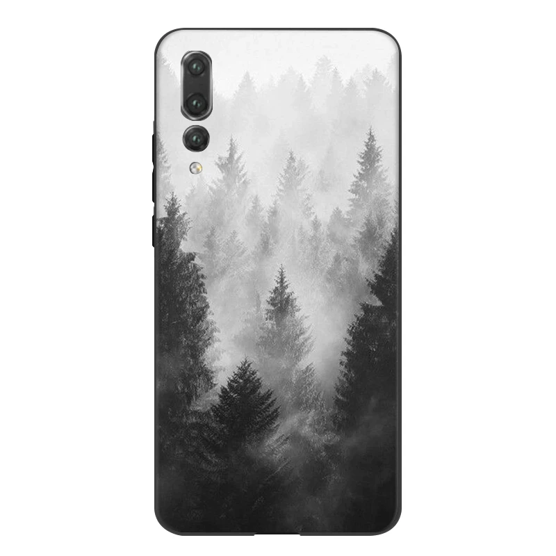 Desxz силиконовый чехол для мобильного телефона горный пик лес Huawei P9 P8 P10 P20 P30 Lite Pro P
