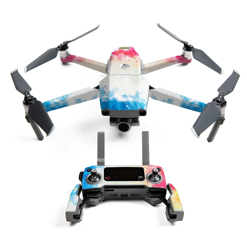 5 цветов DJI Mavic 2 наклейка в виде акулы Drone Body стикер самолет клейкие наклейки Кожа для DJI mavic 2 pro/zoom Drone аксессуары