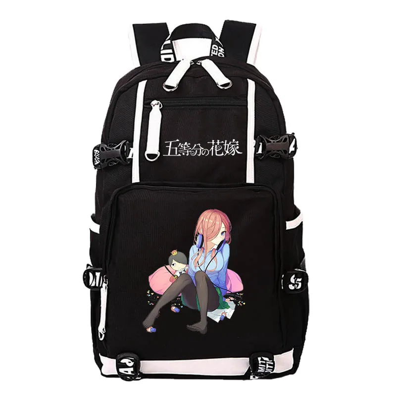 Хит продаж оригинальный рюкзак для девочек-подростков Nakano Miku Itsuki школьный сумка
