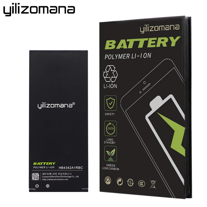YILIZOMANA Оригинальный аккумулятор для телефона HB4342A1RBC Huawei Honor 4A 5A Y5II Y5 II 2 Ascend 5 + Y6 SCL TL00