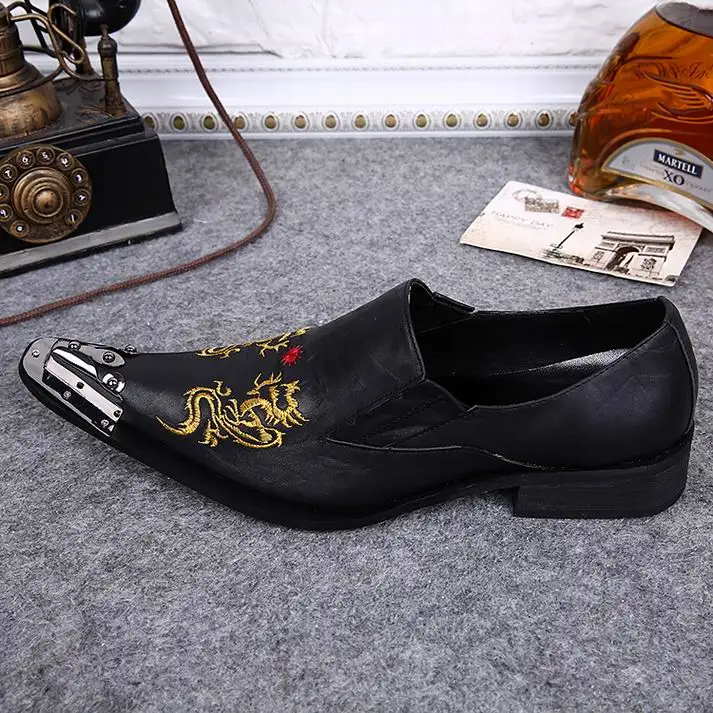 Новый топ итальянский Стиль натуральной кожи коровьей qshoes обуви мужские деловые