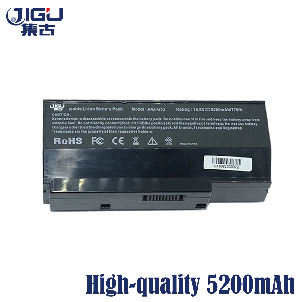 JIGU Новый аккумулятор для ноутбука 07G016DH1875 07G016HH1875 70-NY81B1000Z 90-NY81B1000Y A42-G73 A42-G53 ASUS G73 G73J