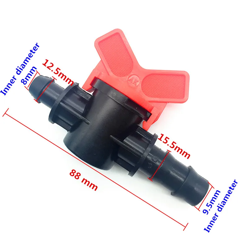 Переключающий клапан для полива сада 10 шт. преобразование 13 мм шланг ПВХ трубы