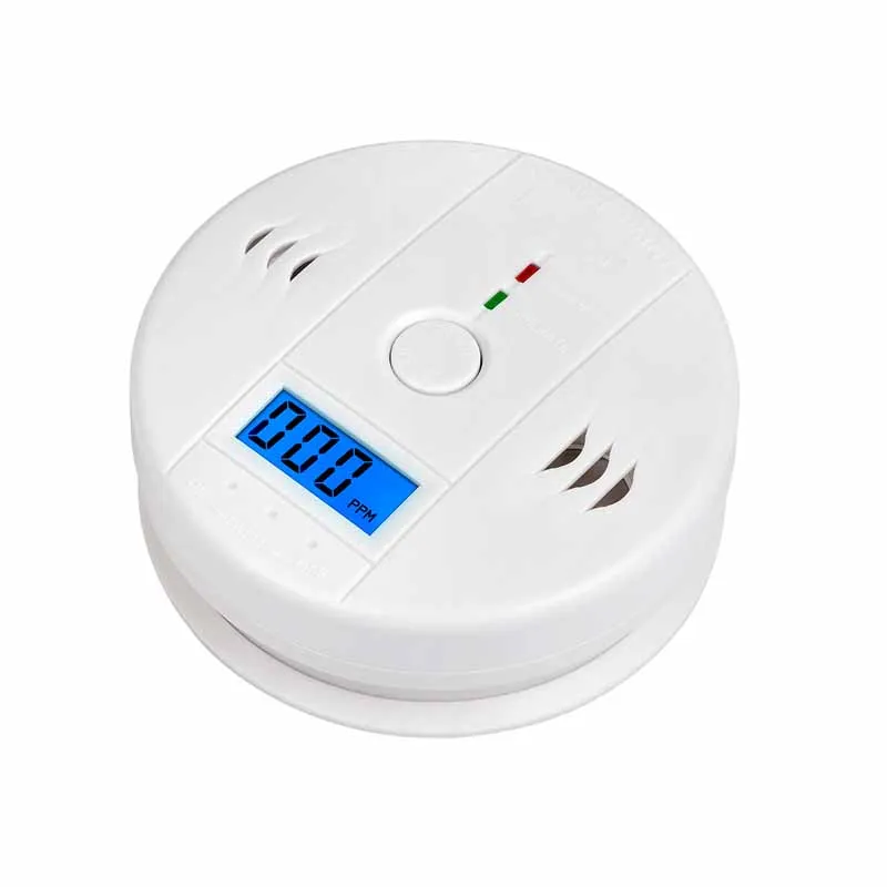 Seguridad 85dB advertencia alta sensibilidad LCD independiente fotoelectrico датчик газа Co monoxido de carbono